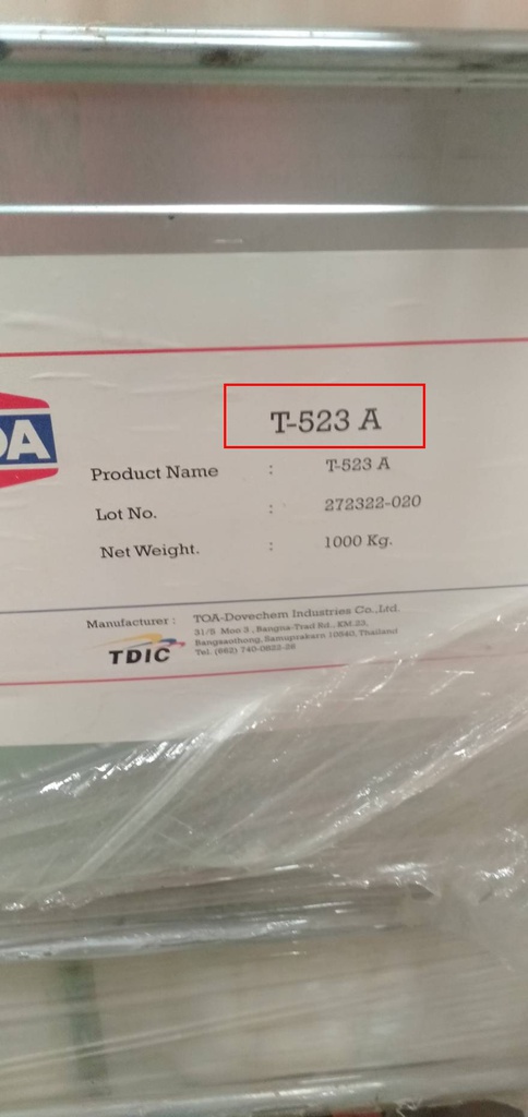 กาว TOA T-523Aกาว TOA T-523A 1000 kg/IBC Bulk